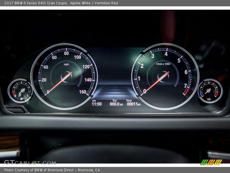  2017 6 Series 640i Gran Coupe 640i Gran Coupe Gauges