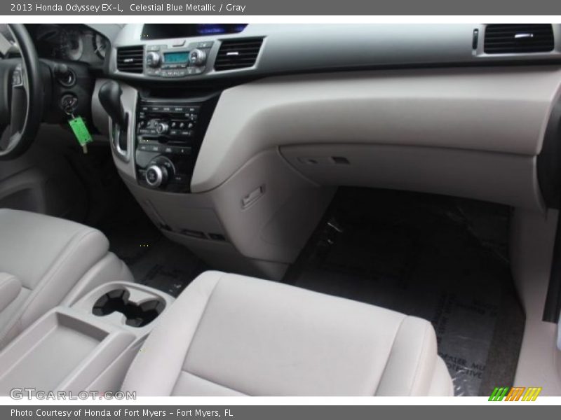 Celestial Blue Metallic / Gray 2013 Honda Odyssey EX-L