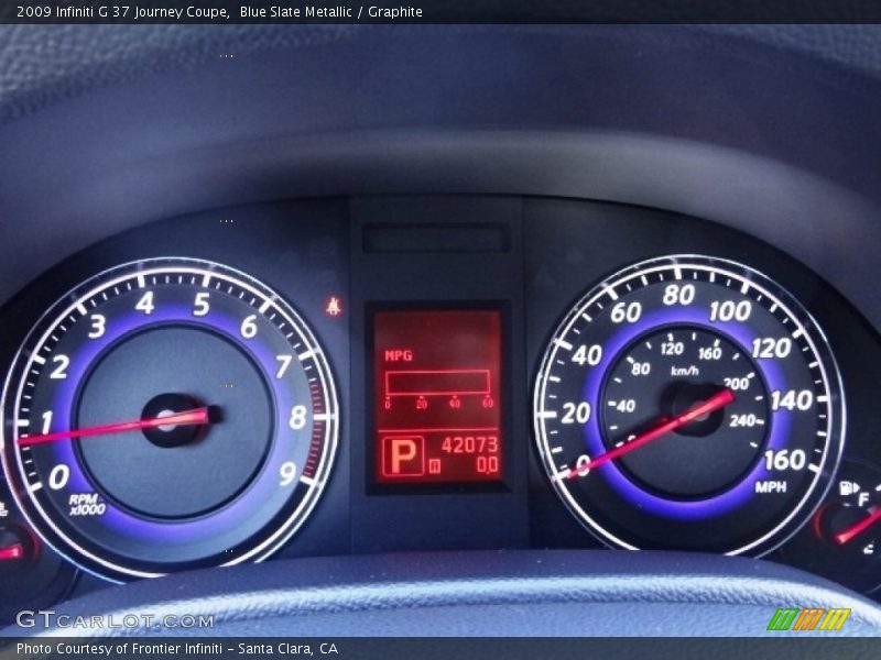 Blue Slate Metallic / Graphite 2009 Infiniti G 37 Journey Coupe