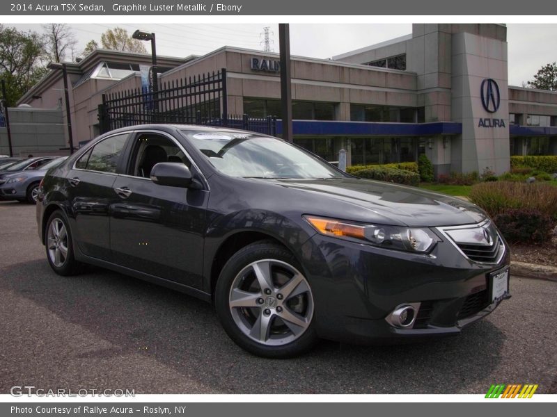 Graphite Luster Metallic / Ebony 2014 Acura TSX Sedan
