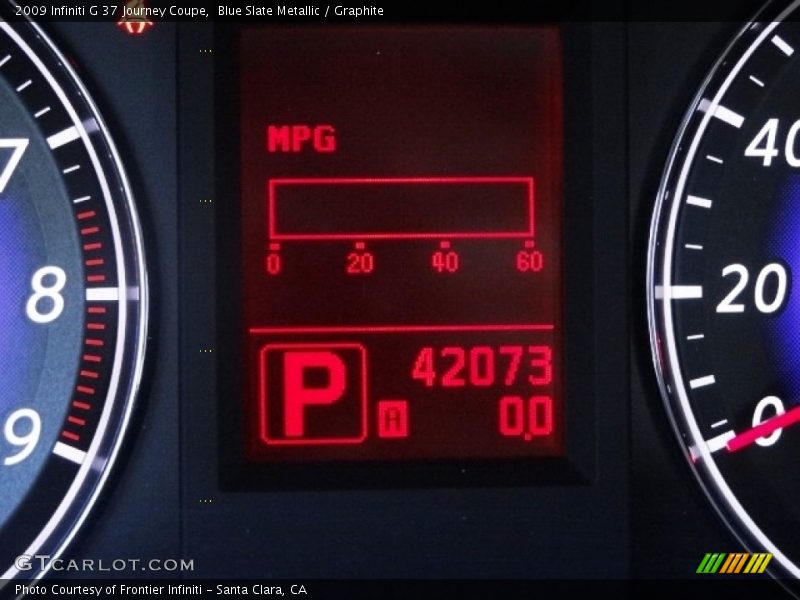 Blue Slate Metallic / Graphite 2009 Infiniti G 37 Journey Coupe