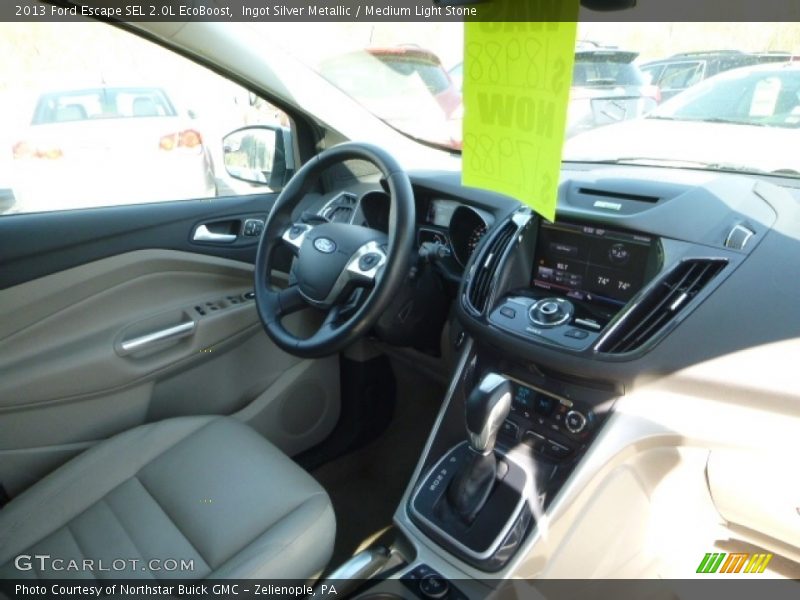 Ingot Silver Metallic / Medium Light Stone 2013 Ford Escape SEL 2.0L EcoBoost