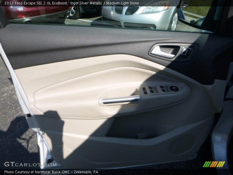 Ingot Silver Metallic / Medium Light Stone 2013 Ford Escape SEL 2.0L EcoBoost