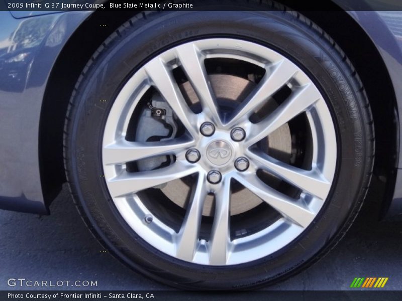 Blue Slate Metallic / Graphite 2009 Infiniti G 37 Journey Coupe