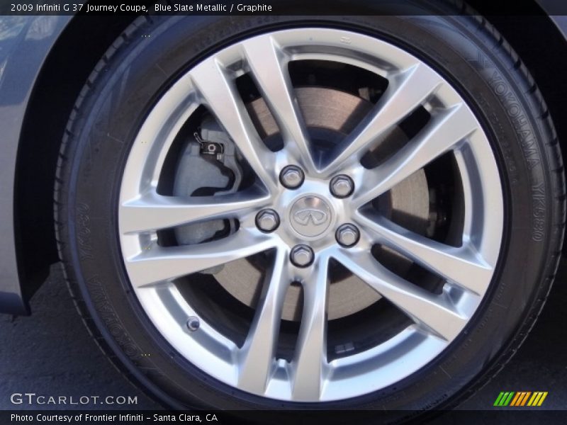 Blue Slate Metallic / Graphite 2009 Infiniti G 37 Journey Coupe