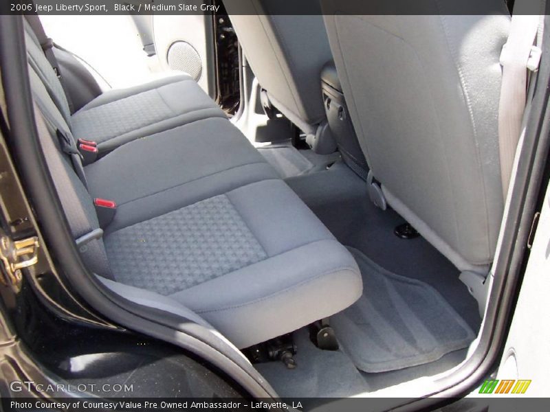 Black / Medium Slate Gray 2006 Jeep Liberty Sport
