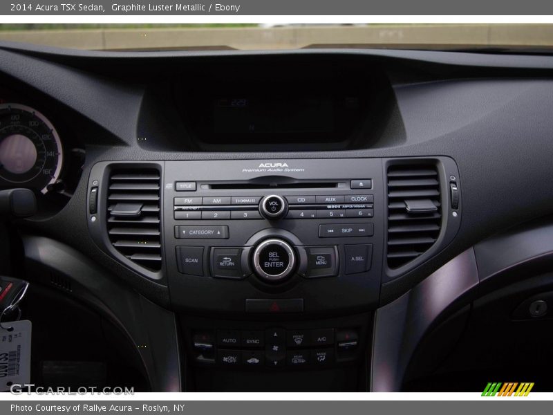 Graphite Luster Metallic / Ebony 2014 Acura TSX Sedan