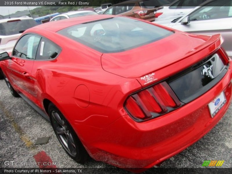 Race Red / Ebony 2016 Ford Mustang V6 Coupe