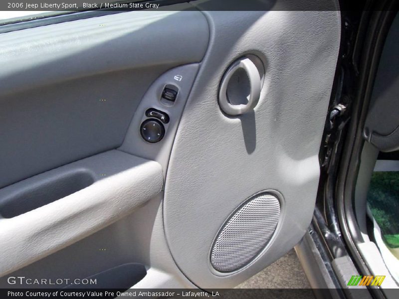 Black / Medium Slate Gray 2006 Jeep Liberty Sport