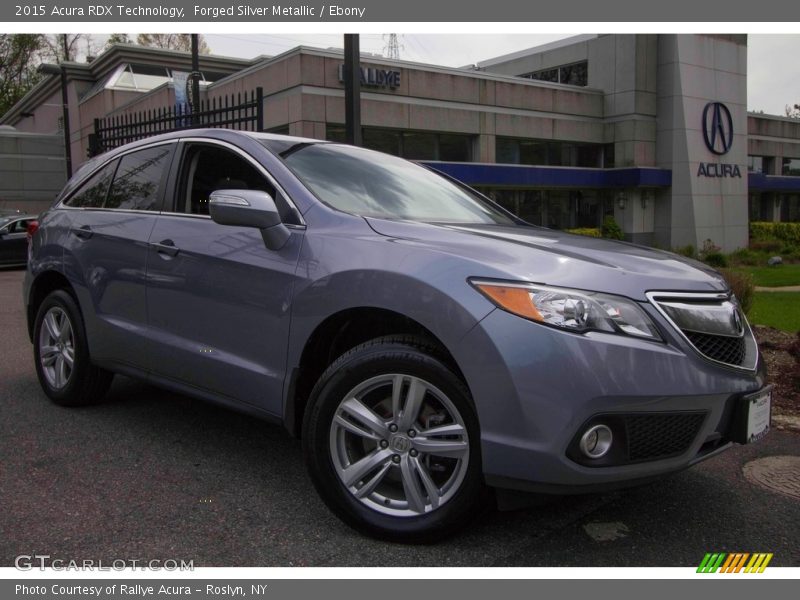 Forged Silver Metallic / Ebony 2015 Acura RDX Technology