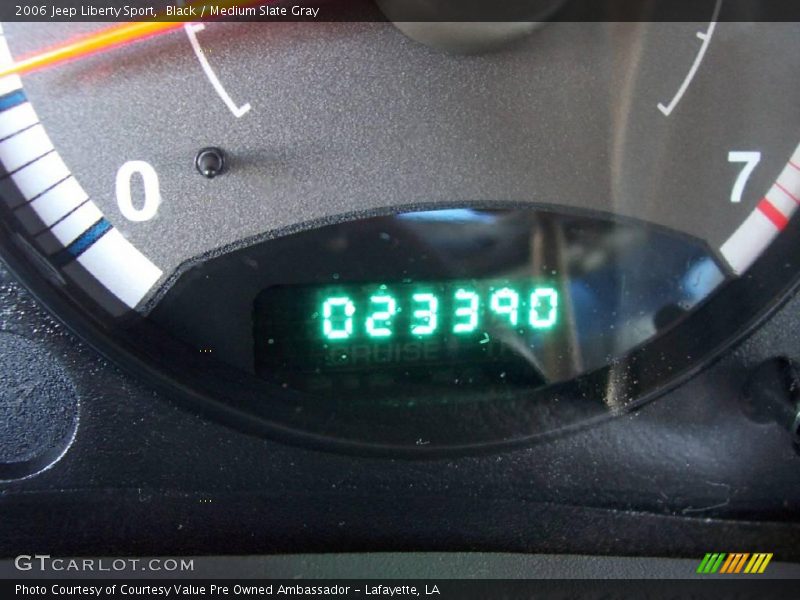 Black / Medium Slate Gray 2006 Jeep Liberty Sport