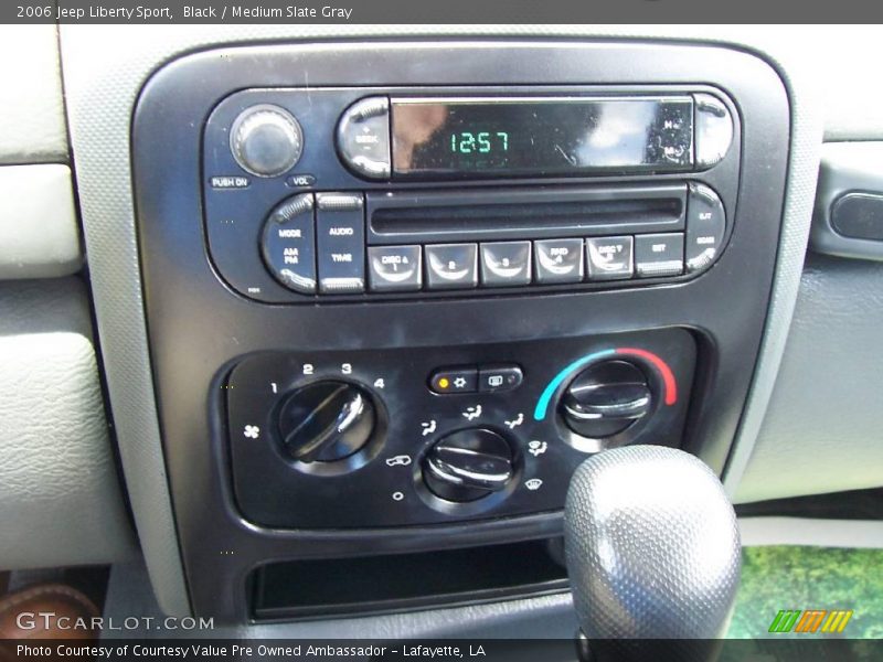 Black / Medium Slate Gray 2006 Jeep Liberty Sport