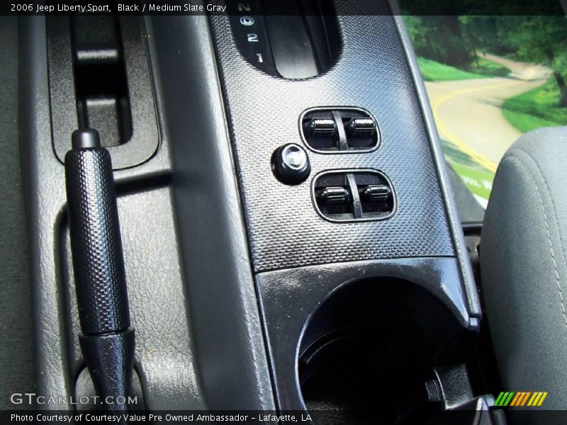 Black / Medium Slate Gray 2006 Jeep Liberty Sport