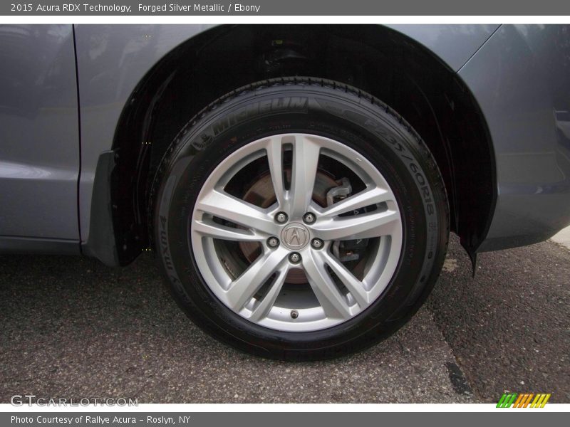 Forged Silver Metallic / Ebony 2015 Acura RDX Technology