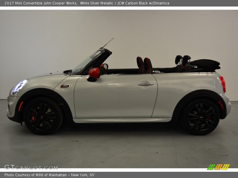  2017 Convertible John Cooper Works White Silver Metallic