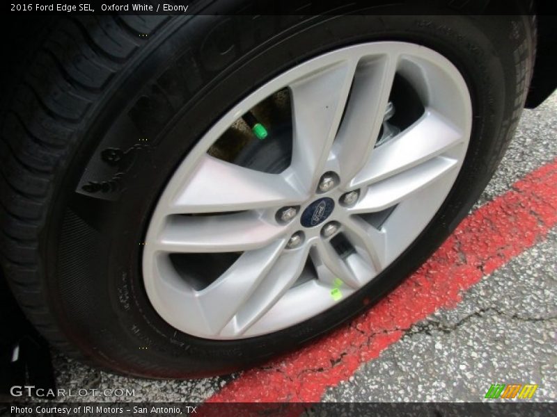 Oxford White / Ebony 2016 Ford Edge SEL