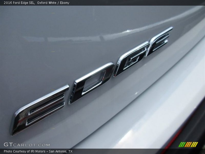 Oxford White / Ebony 2016 Ford Edge SEL