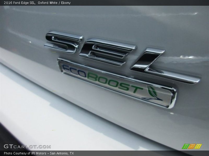 Oxford White / Ebony 2016 Ford Edge SEL