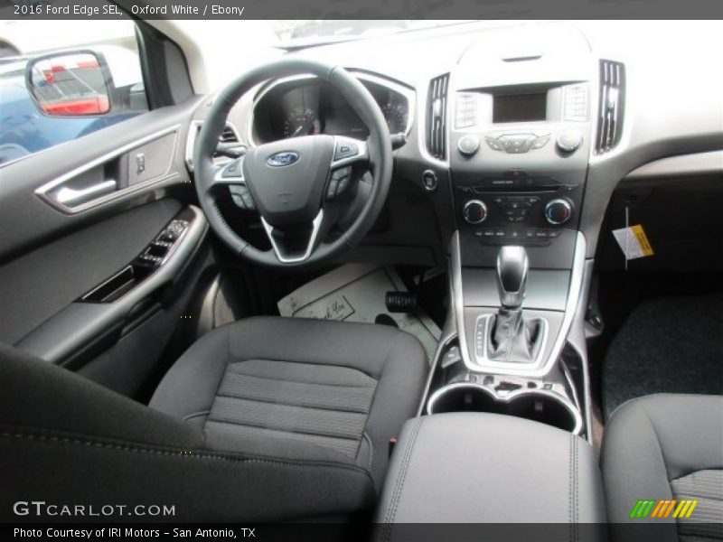 Oxford White / Ebony 2016 Ford Edge SEL