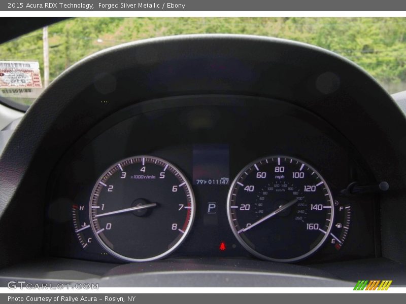 Forged Silver Metallic / Ebony 2015 Acura RDX Technology