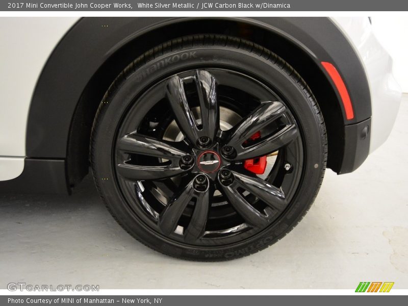 White Silver Metallic / JCW Carbon Black w/Dinamica 2017 Mini Convertible John Cooper Works