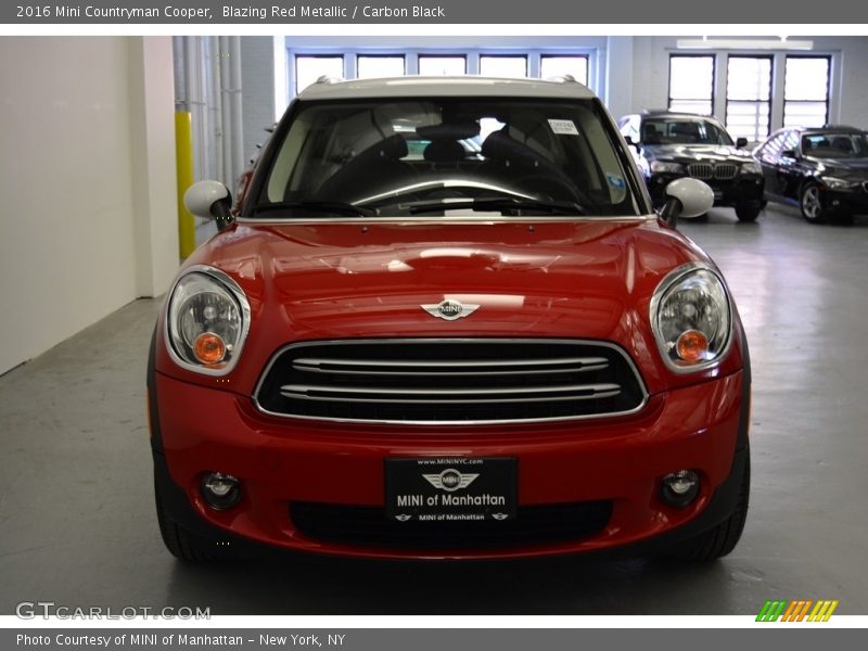 Blazing Red Metallic / Carbon Black 2016 Mini Countryman Cooper