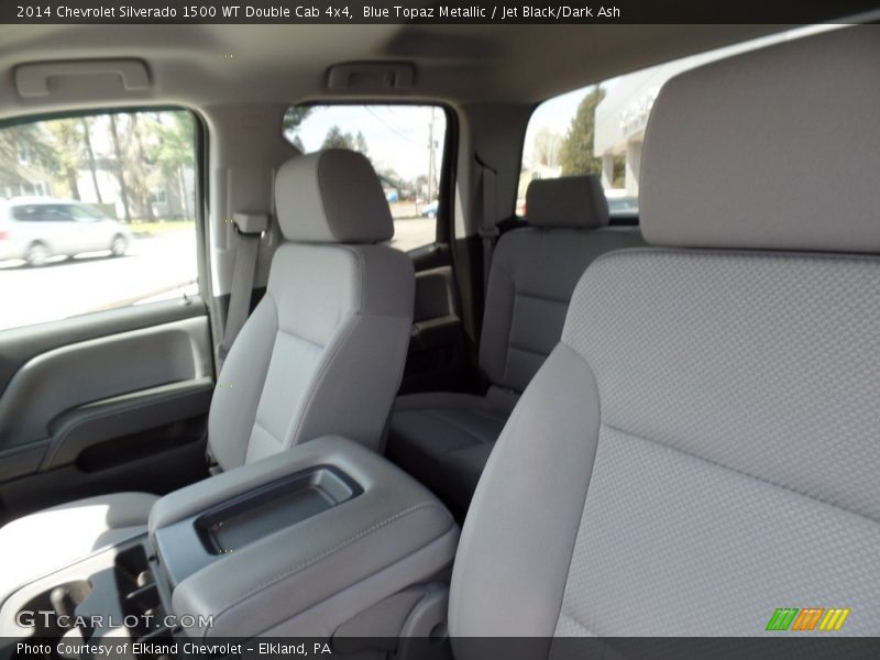 Blue Topaz Metallic / Jet Black/Dark Ash 2014 Chevrolet Silverado 1500 WT Double Cab 4x4