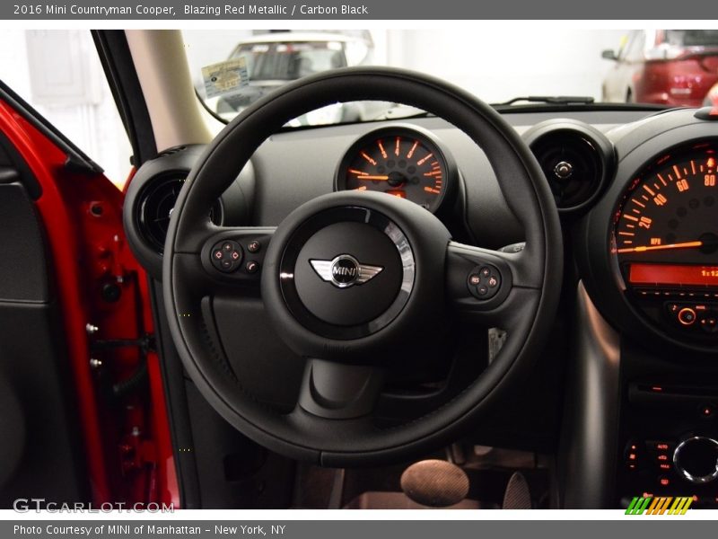 Blazing Red Metallic / Carbon Black 2016 Mini Countryman Cooper