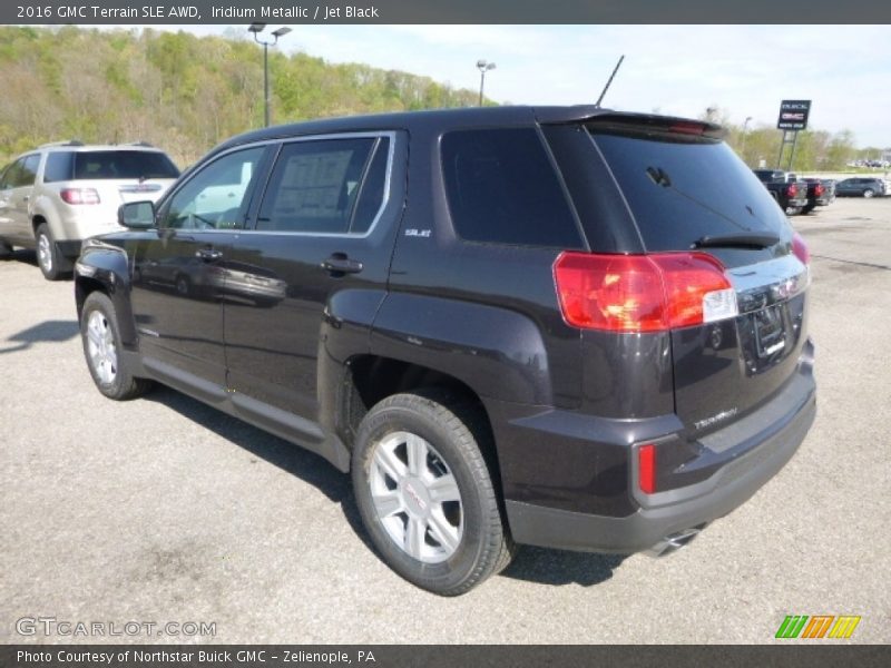 Iridium Metallic / Jet Black 2016 GMC Terrain SLE AWD