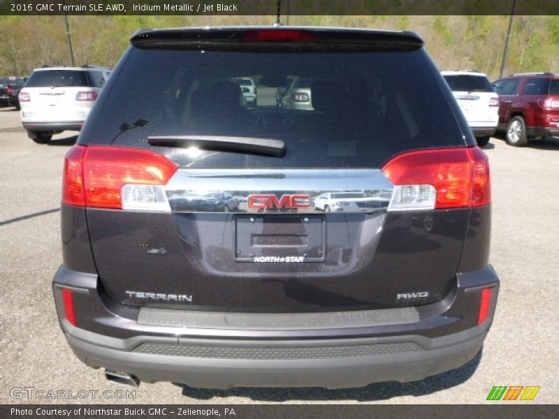 Iridium Metallic / Jet Black 2016 GMC Terrain SLE AWD
