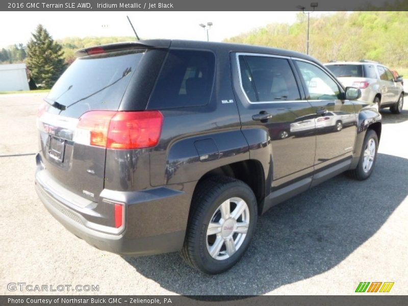 Iridium Metallic / Jet Black 2016 GMC Terrain SLE AWD