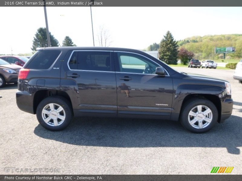 Iridium Metallic / Jet Black 2016 GMC Terrain SLE AWD