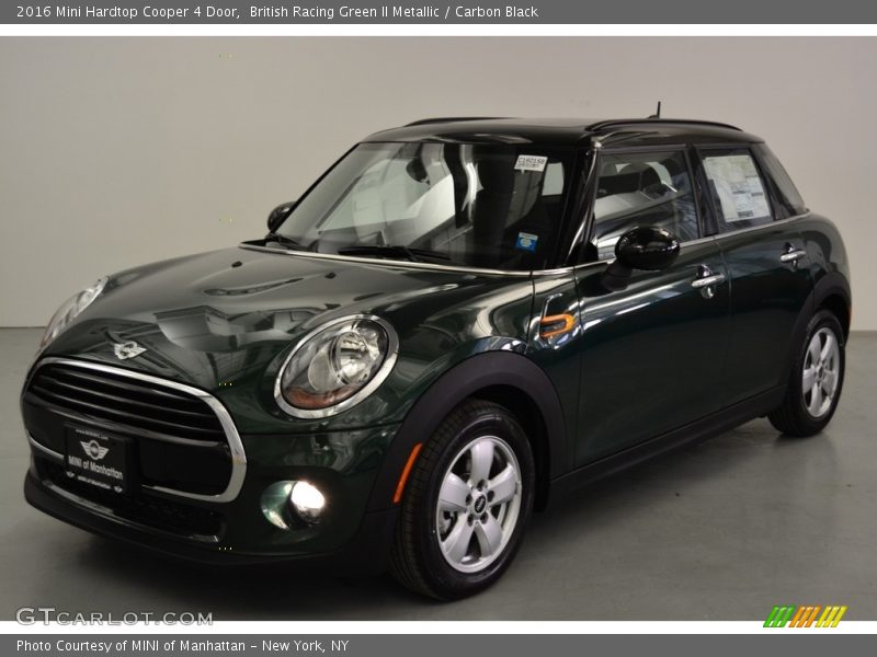 British Racing Green II Metallic / Carbon Black 2016 Mini Hardtop Cooper 4 Door