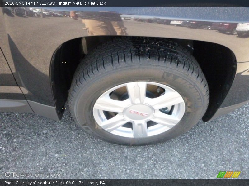Iridium Metallic / Jet Black 2016 GMC Terrain SLE AWD