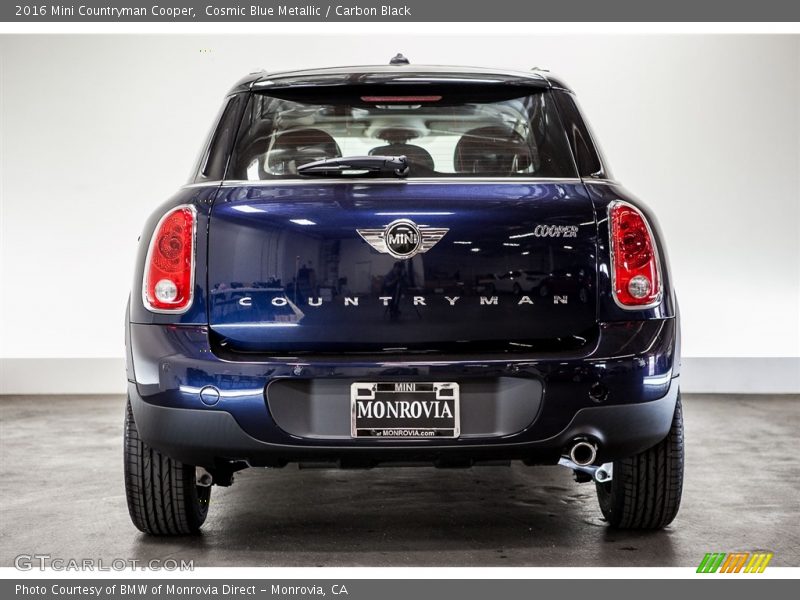 Cosmic Blue Metallic / Carbon Black 2016 Mini Countryman Cooper