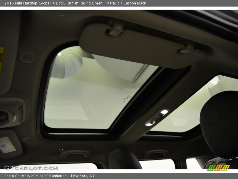 British Racing Green II Metallic / Carbon Black 2016 Mini Hardtop Cooper 4 Door