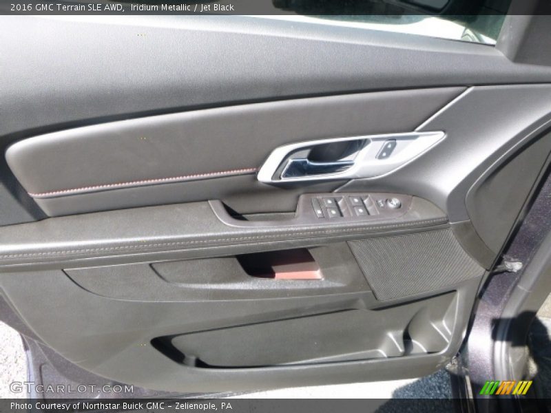 Iridium Metallic / Jet Black 2016 GMC Terrain SLE AWD