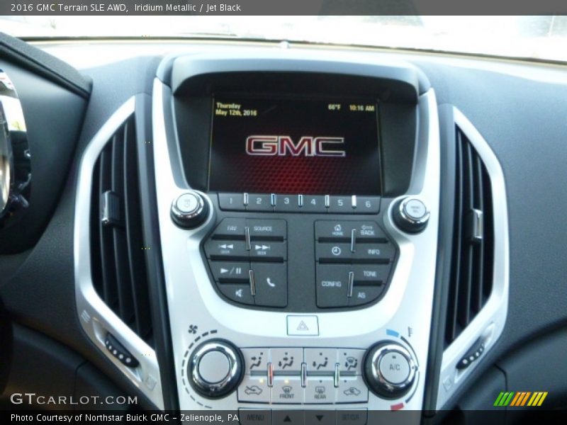 Iridium Metallic / Jet Black 2016 GMC Terrain SLE AWD