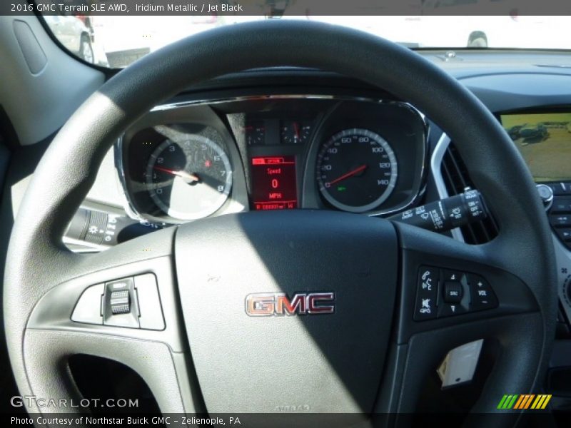 Iridium Metallic / Jet Black 2016 GMC Terrain SLE AWD