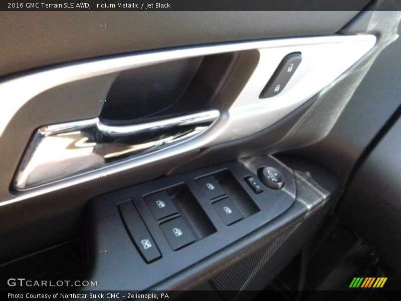 Iridium Metallic / Jet Black 2016 GMC Terrain SLE AWD