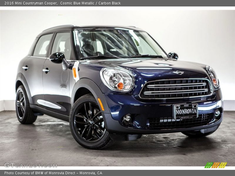 Cosmic Blue Metallic / Carbon Black 2016 Mini Countryman Cooper