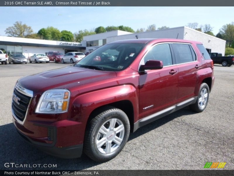 Crimson Red Tintcoat / Jet Black 2016 GMC Terrain SLE AWD