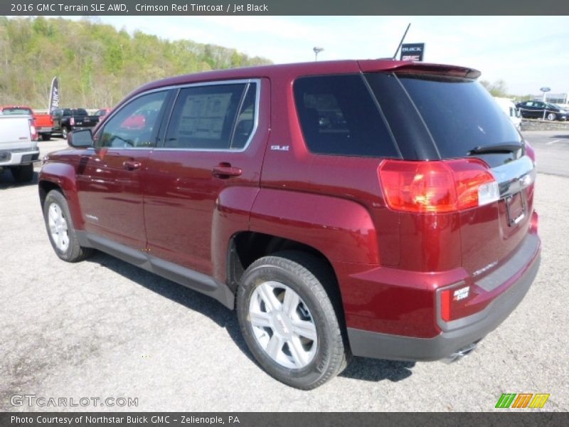 Crimson Red Tintcoat / Jet Black 2016 GMC Terrain SLE AWD