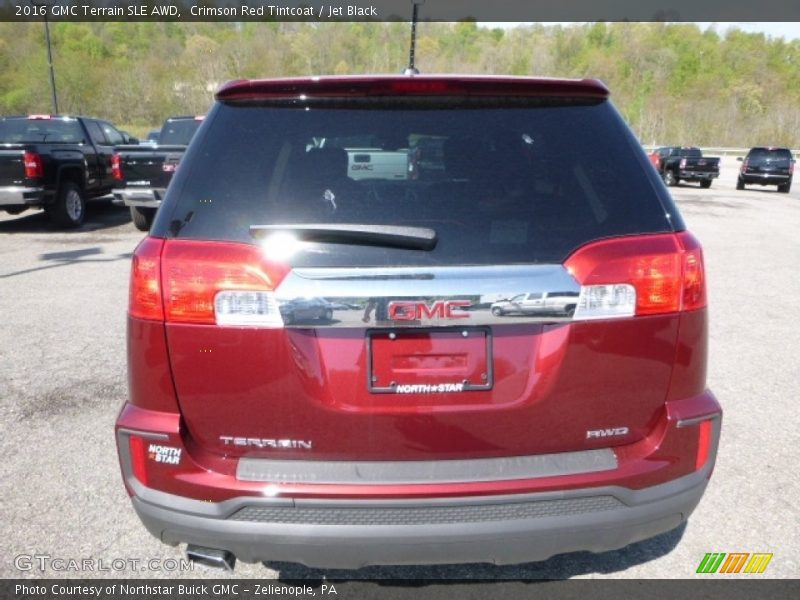 Crimson Red Tintcoat / Jet Black 2016 GMC Terrain SLE AWD