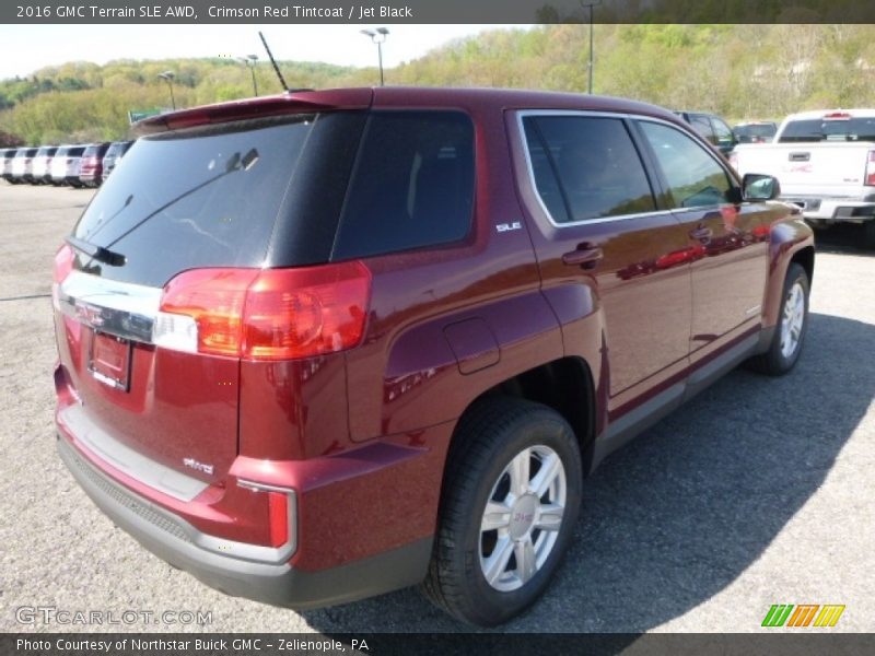 Crimson Red Tintcoat / Jet Black 2016 GMC Terrain SLE AWD