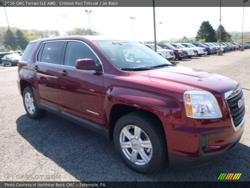 Crimson Red Tintcoat / Jet Black 2016 GMC Terrain SLE AWD