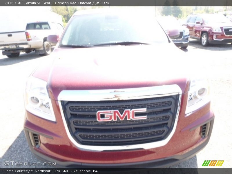 Crimson Red Tintcoat / Jet Black 2016 GMC Terrain SLE AWD