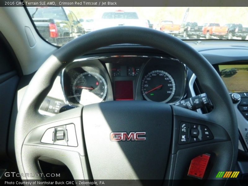 Crimson Red Tintcoat / Jet Black 2016 GMC Terrain SLE AWD