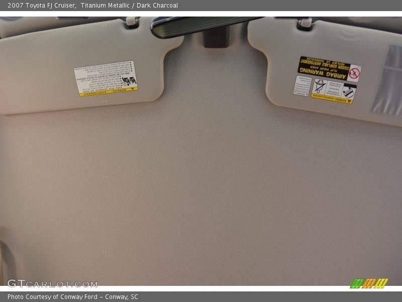 Titanium Metallic / Dark Charcoal 2007 Toyota FJ Cruiser