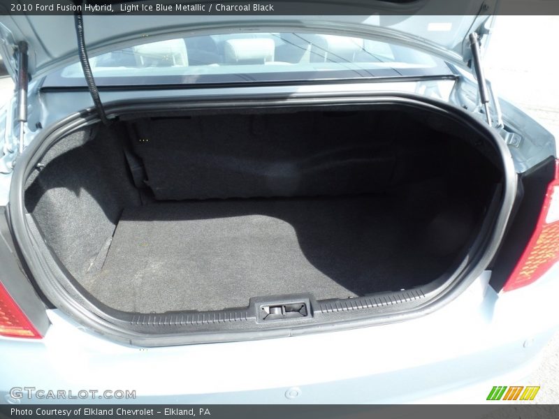 Light Ice Blue Metallic / Charcoal Black 2010 Ford Fusion Hybrid
